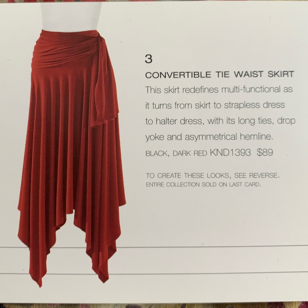 Sage Green Convertible Tie-waist Skirt